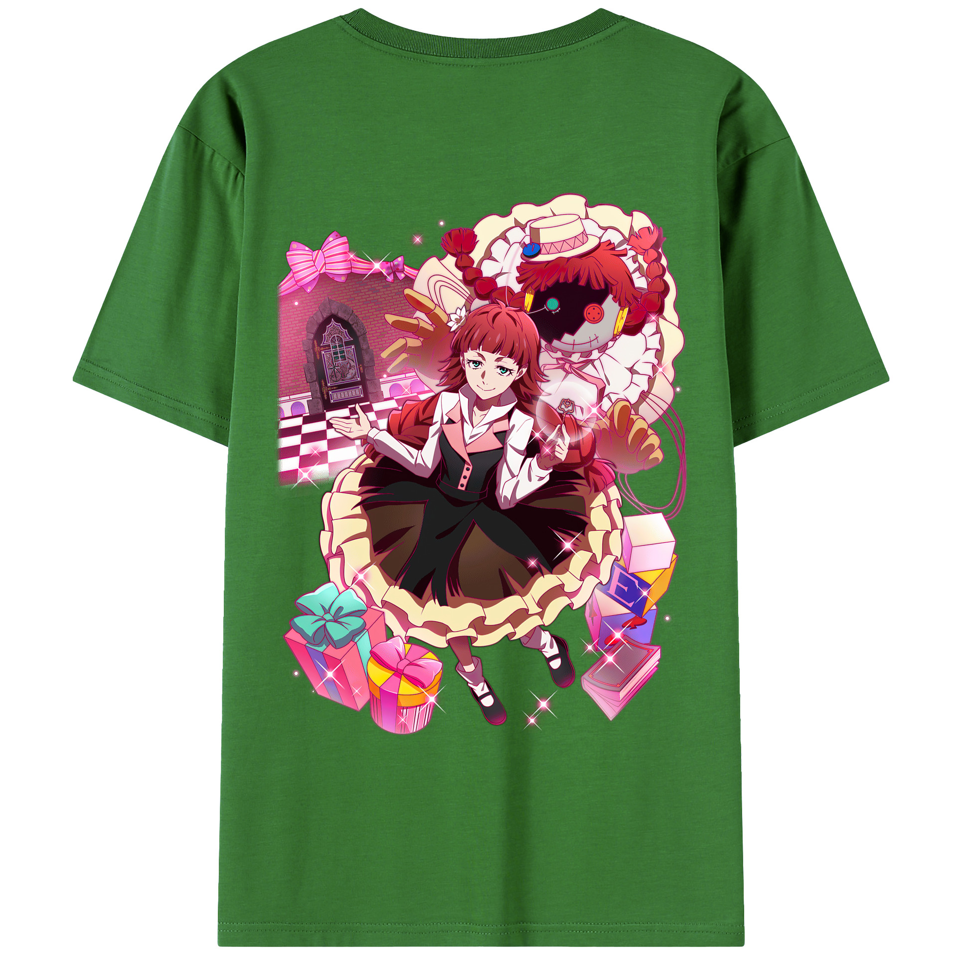 （画像用） 文豪ストレイドッグス Bungo Stray Dogs レディース半袖Tシャツ(バックプリント)